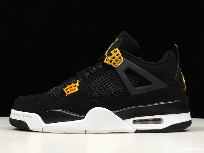 Jordan Royalty 308497-032 Metallic Black Gold-White 4 Air 0703